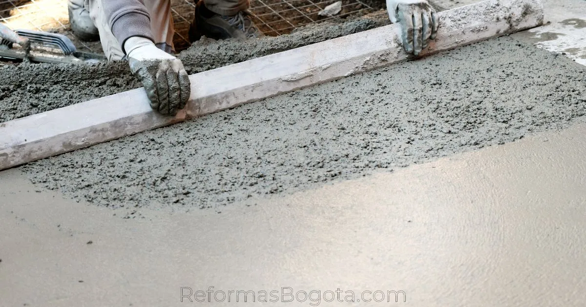 Instalación de Pisos de Cemento