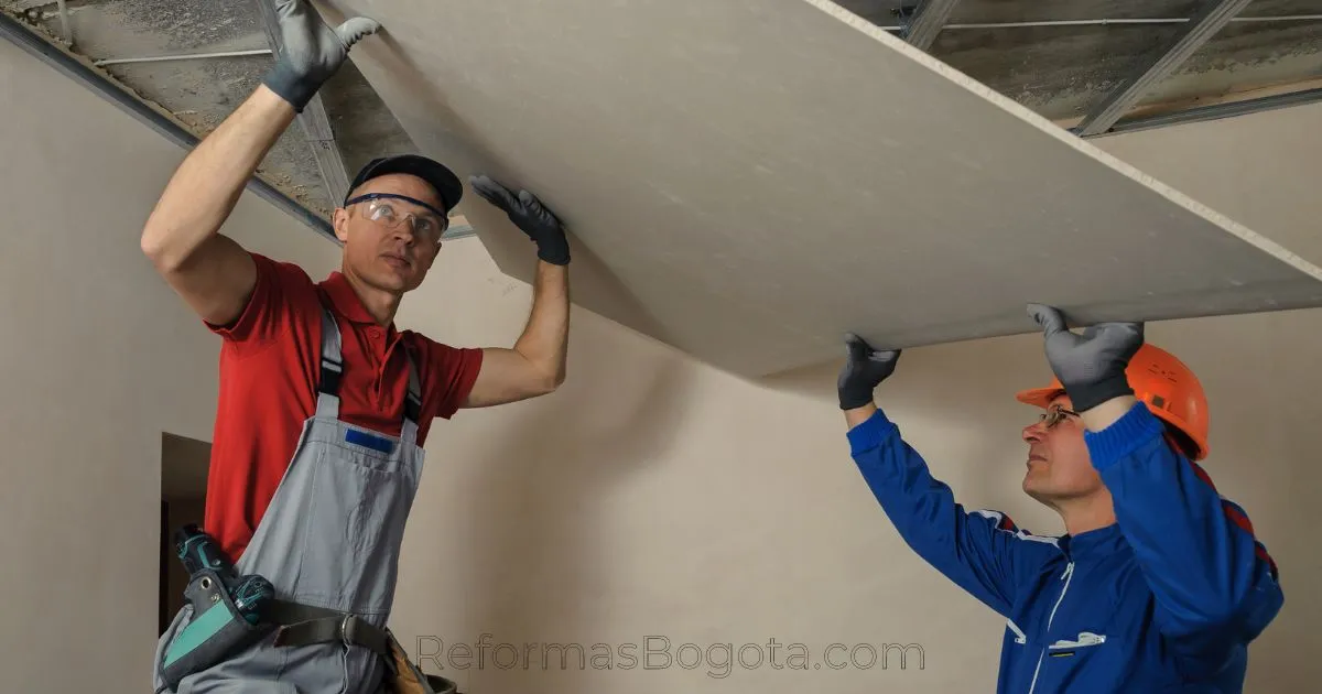 Instalación de Techos Drywall